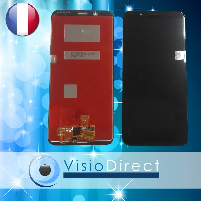 Vitre Tactile + Ecran LCD pour Honor 7C 5.9" noir + verre trempé + outil