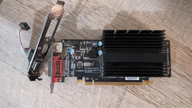 AMD RADEON HD 6450 625M 1GB DDR3 HDMI DVI VGA PCI-E Card with High/Low ...