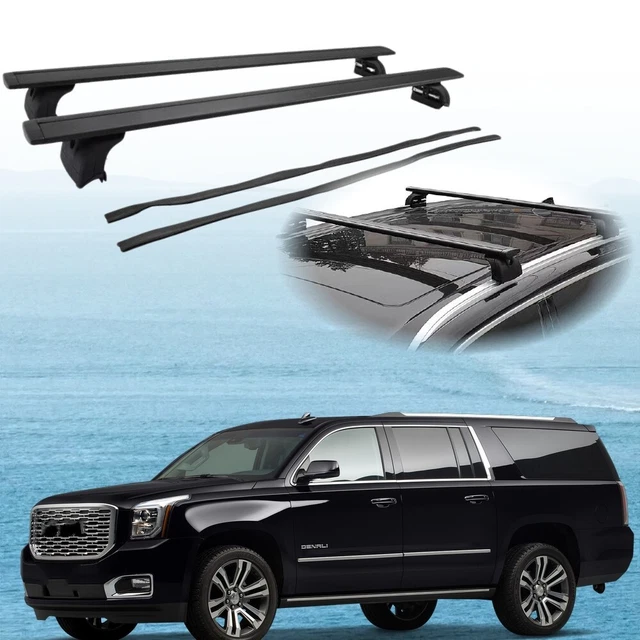 CROSSBAR LOCKABLE ROOF Rack Luggage Cargo Bars For GMC YUKON YUKON XL