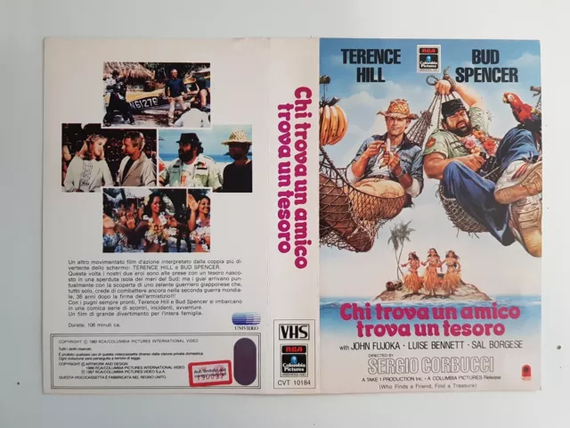 CHI TROVA UN AMICO TROVA UN TESORO - locandina vhs - RCA COLUMBIA