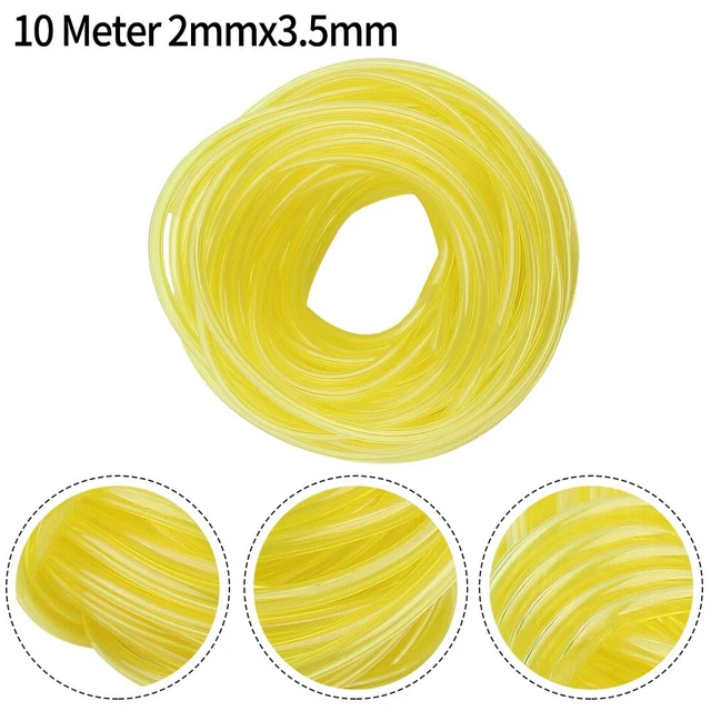 12 Meter (40 Fuß) Benzin-Schlauch Set – 4 Größen (ID 2mm, 2.5mm, 3mm) Für Trimmer, Kettensäge & Gebläse