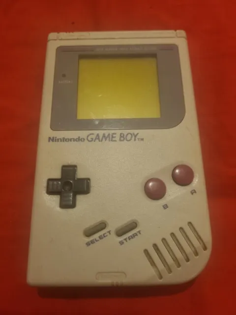 Original Nintendo Game Boy Grey Handheld - DMG-1 Gameboy - Great Condition