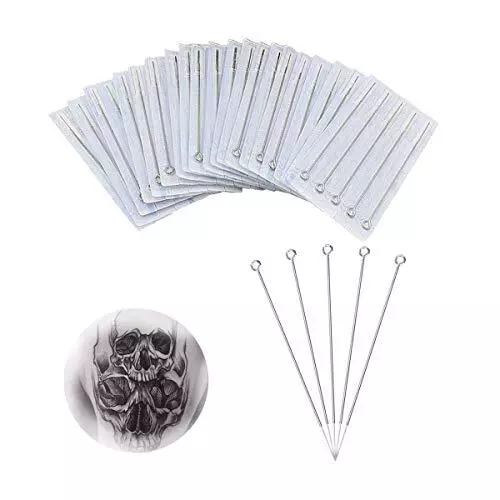 Aiguille de tatouage stérile jetable 50pcs kit d'aiguilles de tatouage mélang...