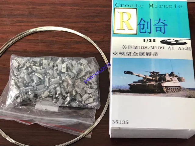 R-Model 1/35 35135 Metal Track For U S M108 M109 A1-A6  Paladin Self Howitzer