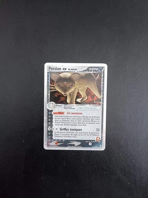 Pokemon Card Persian EX 116/115 Secret Hidden Forces Block EX FR Exc