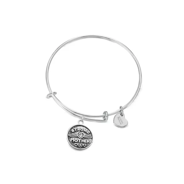 Kulto bracciale rigido in acciaio Strong Mother KK626