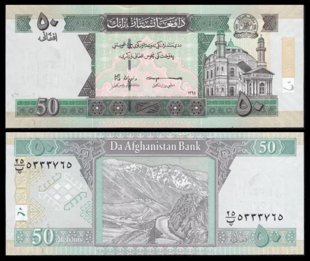 Afganistan - Afghanistan  50 Afghanis  2019  Pick 69g  SC = UNC