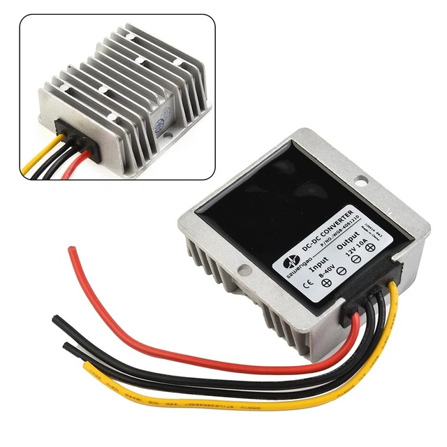 DC-Voltage Stabilizer 8-40V To 12V 10A 120W Power Supply Regulator Waterproof