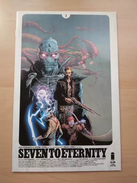 Seven To Eternity #1 (Image Comics 2016) 3Rd. Print Vf/Nm Remender