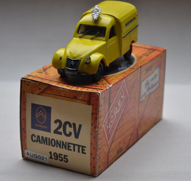 Lot De 6 Voitures Miniatures 2CV Michelin Norev 1/43 + Camionnette Corgi CH Gervais