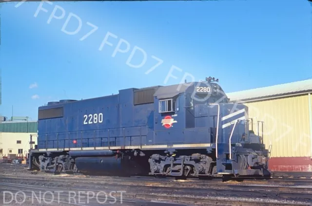 ORIGINAL SLIDE MP Missouri Pacific GP38-2 2280;Dolton,IL;March 1981