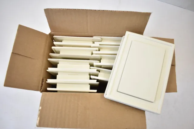 Paquete de 10 mini bloques de montaje sólidos elevados tri construidos blanco 001 MCE030402001