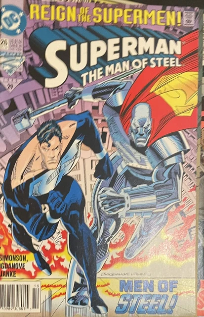 SUPERMAN THE MAN OF STEEL #26 (Reign Of The Supermen!)