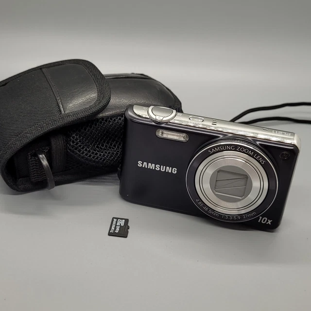 Samsung PL211 14.2MP Compact Digital Camera Black Tested