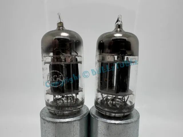 RCA 5814A BLACK PLATE Triple Mica Mil Spec Tubes Platinum Match on AT1000 12AU7