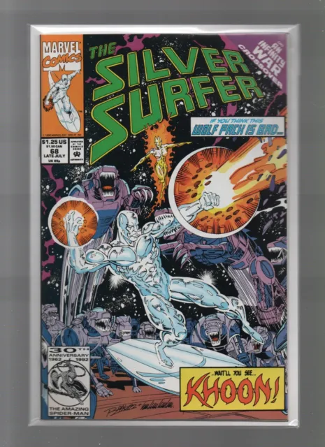 SILVER SURFER # 68 -Infinity War Crossover- MARVEL 1992
