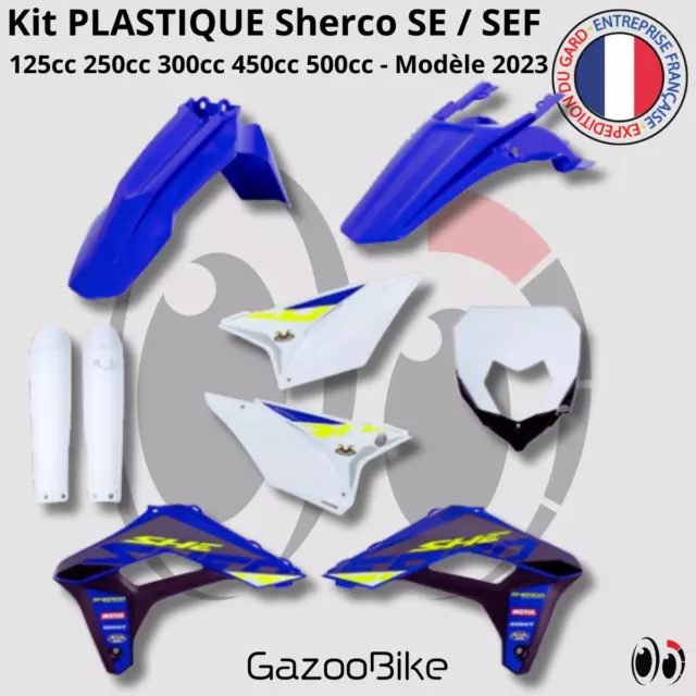 Kit plastiques SHERCO Enduro SE SEF Modèle 2023 125 250 300 450 500 + KIT DECO