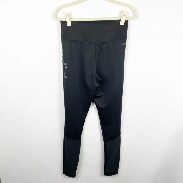 Adidas Climalite Training D2M High Rise Logo Leggings Black Womens Size Medium 3