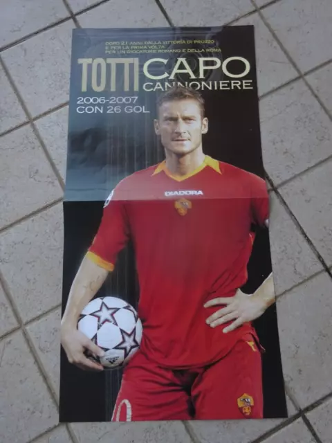 A.S. ROMA - Poster dedicato a Francesco TOTTI - Capocacconiere Serie A -