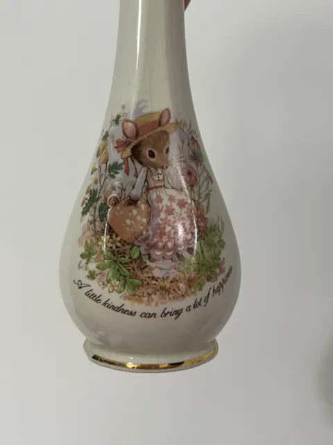Vintage CROWN DEVON Bud Vase Fieldmouse Friendship 70s 80s Vintage Ceramics