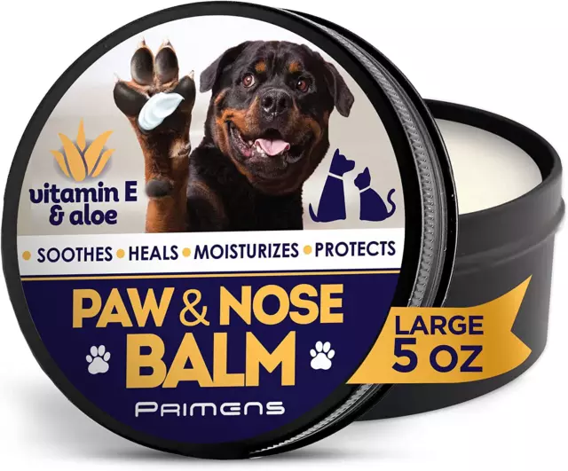 Natural Dog Paw Balm, Dog Paw Protection for Hot Pavement, Dog Paw Wax for Dry P