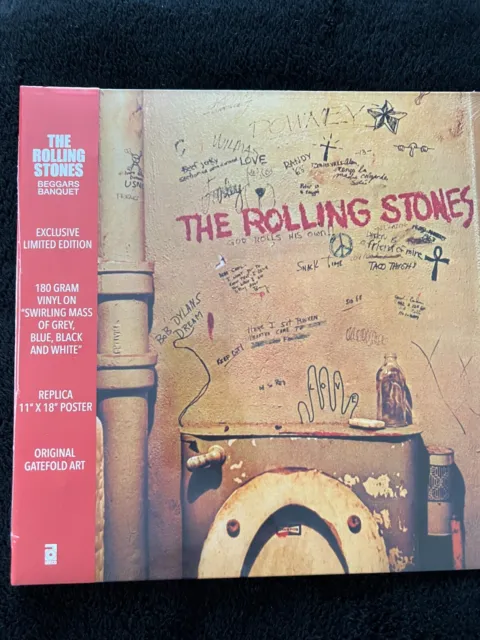 The Rolling Stones Beggars Banquet 12" Swirl Vinyl Lp Record Store Day Rsd 2023