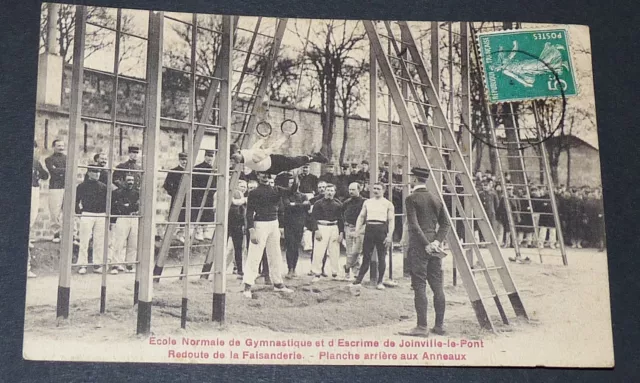 Cpa 1905 France Joinville-Le-Pont Normal School Of Gymnastics Rings