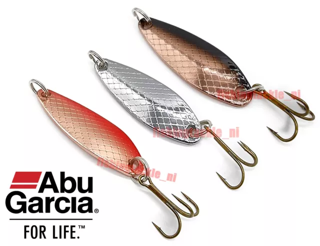 Abu Garcia 9g Zeppo Style Fishing Lures Trout Perch etc Fish Spoons 3 Colours