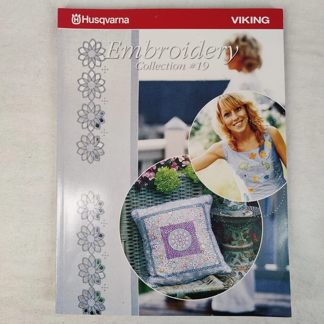 Machine Embroidery Collections RARE HUSQVARNA VIKING Machine Embroidery Designs Collection #19 Catalog ...