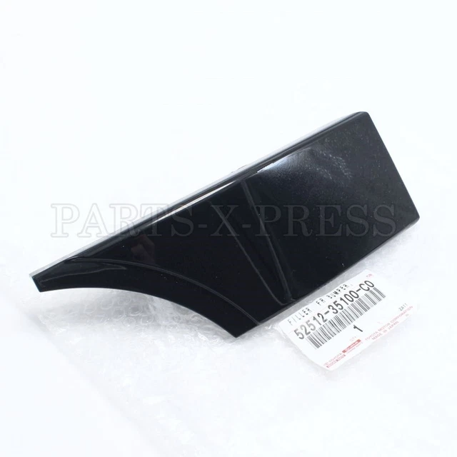 GENUINE OEM TOYOTA Front Bumper Cover Filler Black Trim Right Side