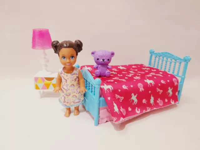 Barbie Doll - Doll & Chelsea Bed Plus Accessories CC10