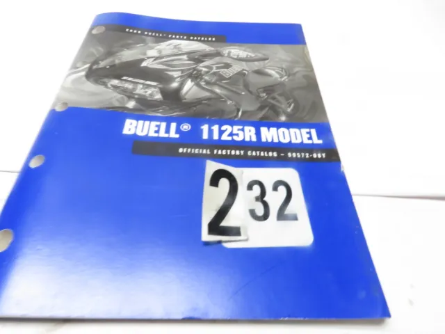 NEW 2008 Buell 1125R Models Factory Parts Manual 99572-08Y