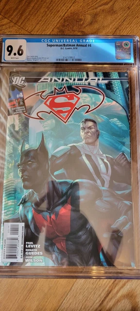 Superman Batman Annual 4 CGC 9.6 Batman Beyond 1 st print Artgerm cover 2010