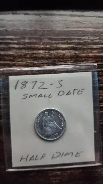 1872 s small date half dime