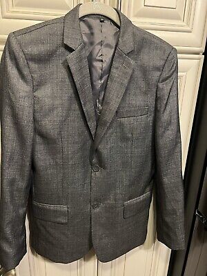 Youth 2 Pc Coat & Vest Bocaccio Uomo, Size 16 Excellent Condition