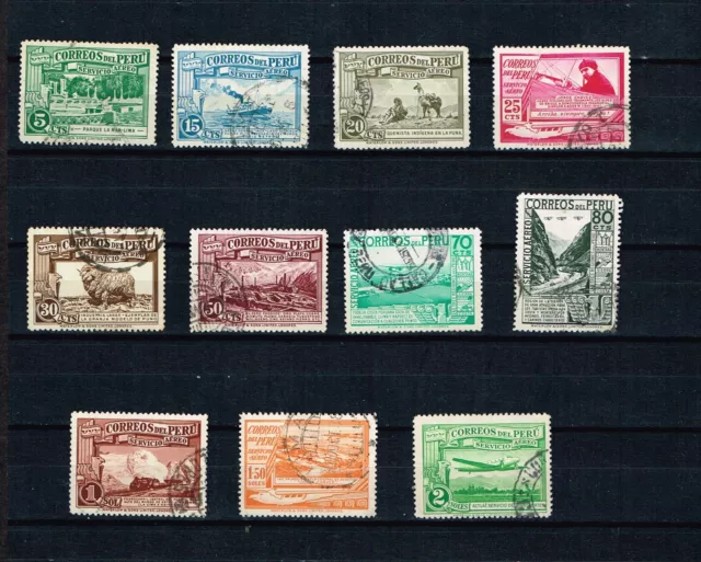 Peru. Airmail. 1937 Colour change issue, used.