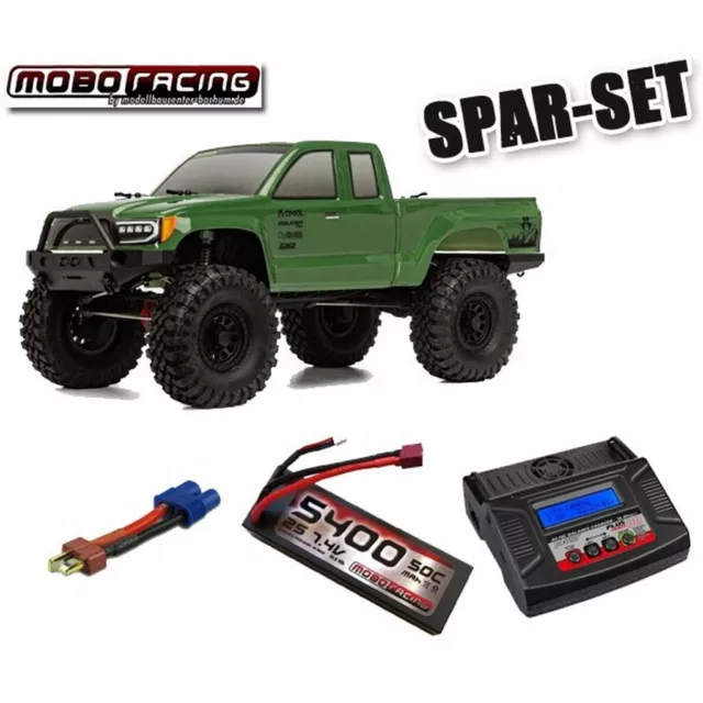 Axial AXI03027T2 1/10 SCX10 III Base Camp 4WD Rock Crawler Brushed RTR, Green Sp
