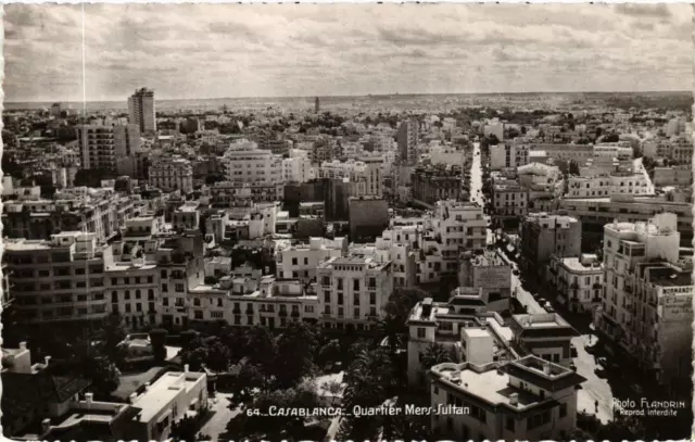 CPA AK CASABLANCA - Quartier Mers Sultan MAROC (669270)