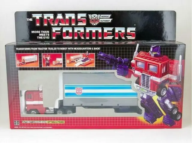 Transformers G1 Autobot Leader Optimus Prime Modellino Giocattoli da Collezione