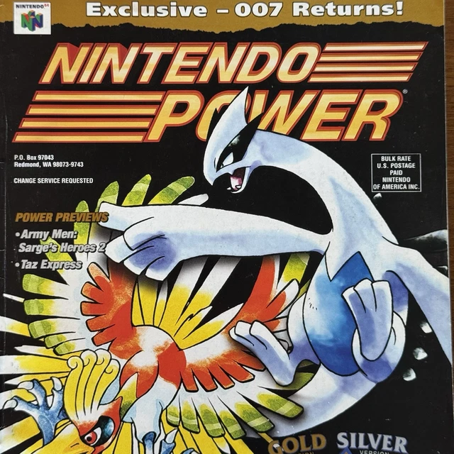 NINTENDO POWER MAGAZINE Vol 136 Sept 2000 Pokemon Gold