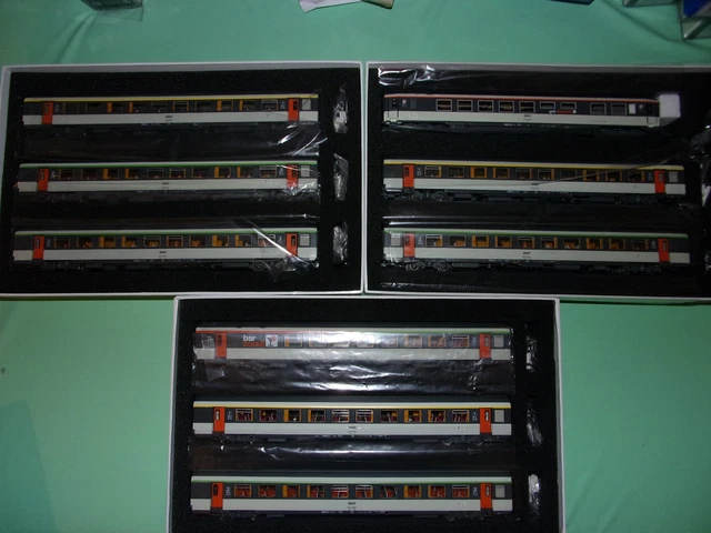 Rame 8 Voitures Voyageurs GRAND CONFORT LS MODELS – 40091-2-7-9, Neuf, Rare