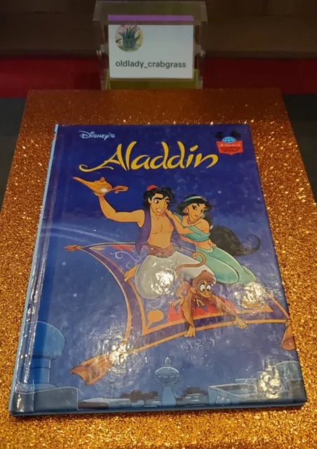 Disney's-Aladdin (Wonderful World of Reading) VINTAGE 1993 HARDCOVER! RARE!