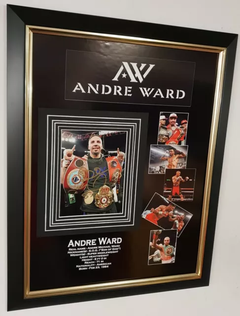 *** RARE Andre Ward Signed Photo Autographed Picture AFTAL DEALER Approved ***