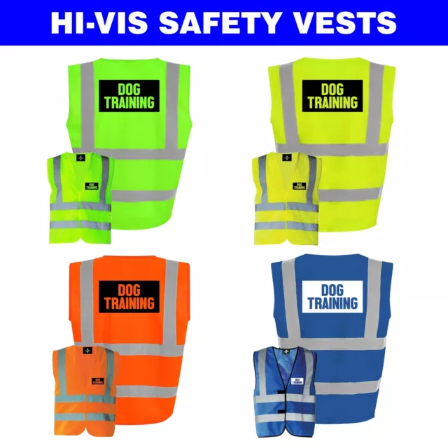 Dog Training Hi Vis Vest High Visibility Adult Safety Reflective Workwear