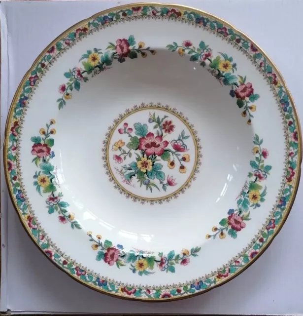 Coalport Ming Rose Round Starter Salad Plate Bone China approx 20cm & 23 cm