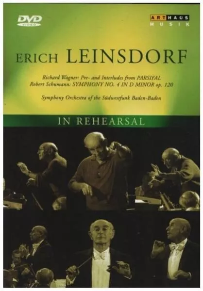 DVD Wagner / Schumann / Erich Leinsdorf In Rehearsal Arthaus Musik