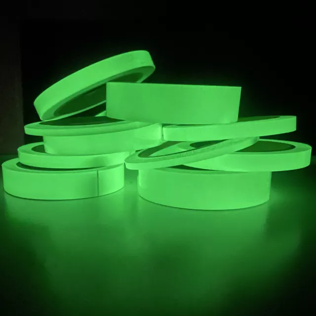 Glow In The Dark Sticky Tape Self Adhesive Luminous Safety Film Sticker Roll