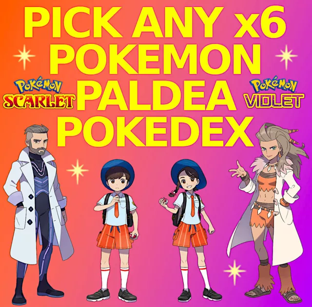 Shiny/non-shiny Galarian Moltres 6IV Pokémon Scarlet/violet 