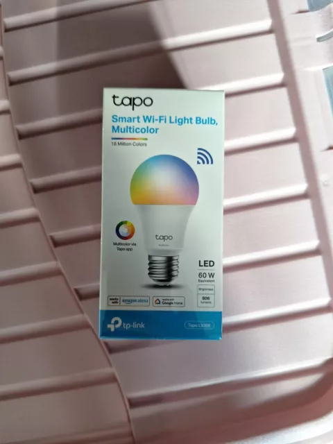 TP-Link Tapo Smart Bulb, Multicolor Smart WiFi LED Light, E27, 8.7W,