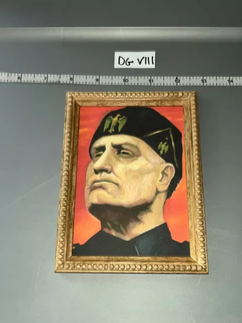 1/6 Scale WWII Italian Leader Propaganda Painting - Mussolini